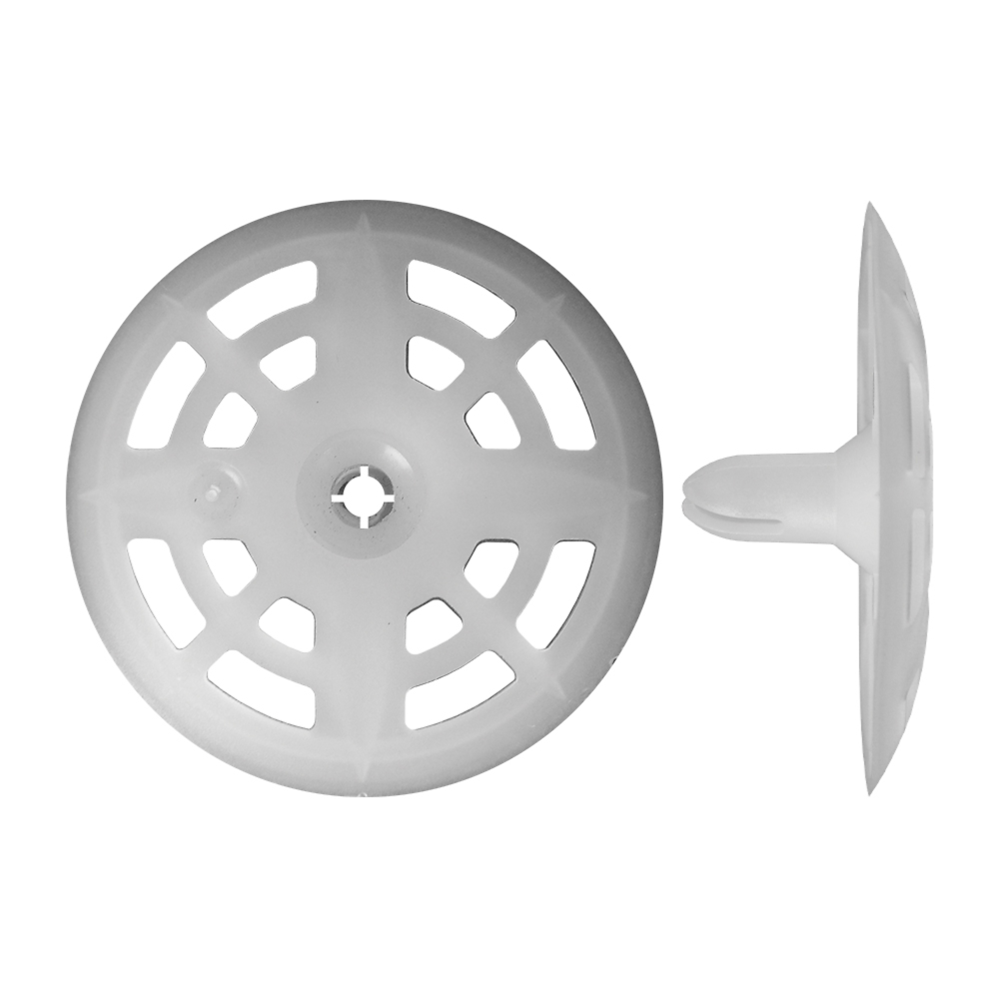 Wind-Lock ULP-402 Plates — 1 3/4in. Plastic Washer with Pre-Spotting Post, 1000 Pcs, Model# ULP-402